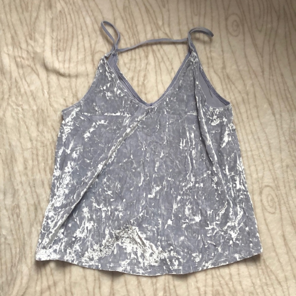 sky blue tank top